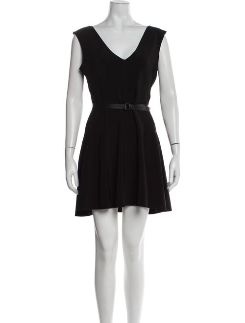 Norma Kamali V-Neck Mini Dress