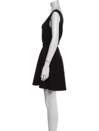 Norma Kamali V-Neck Mini Dress