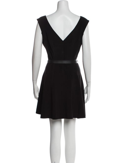 Norma Kamali V-Neck Mini Dress