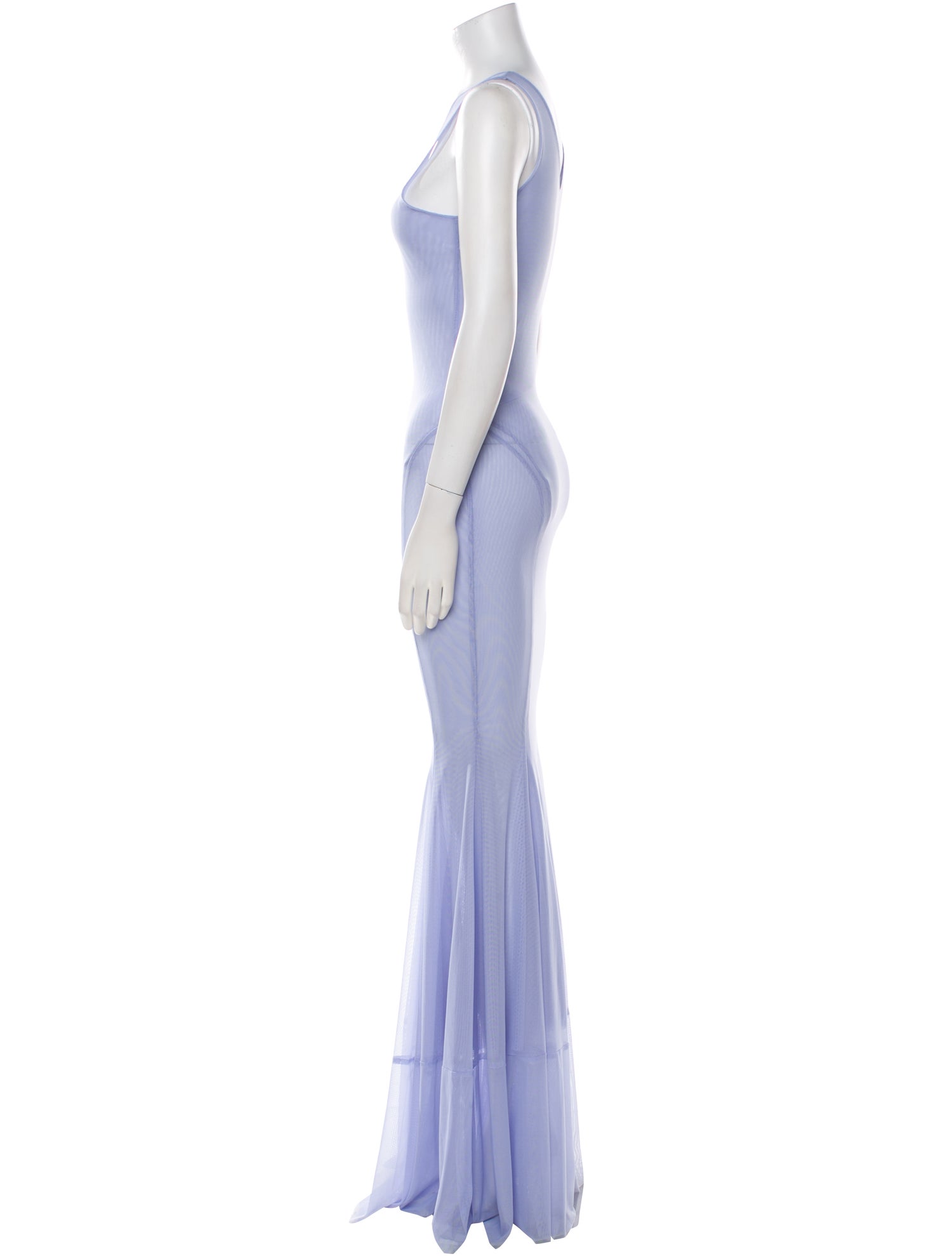 Norma Kamali V-Neck Long Dress w/ Tags - Blue Dresses, Clothing - WNK55949  | The RealReal
