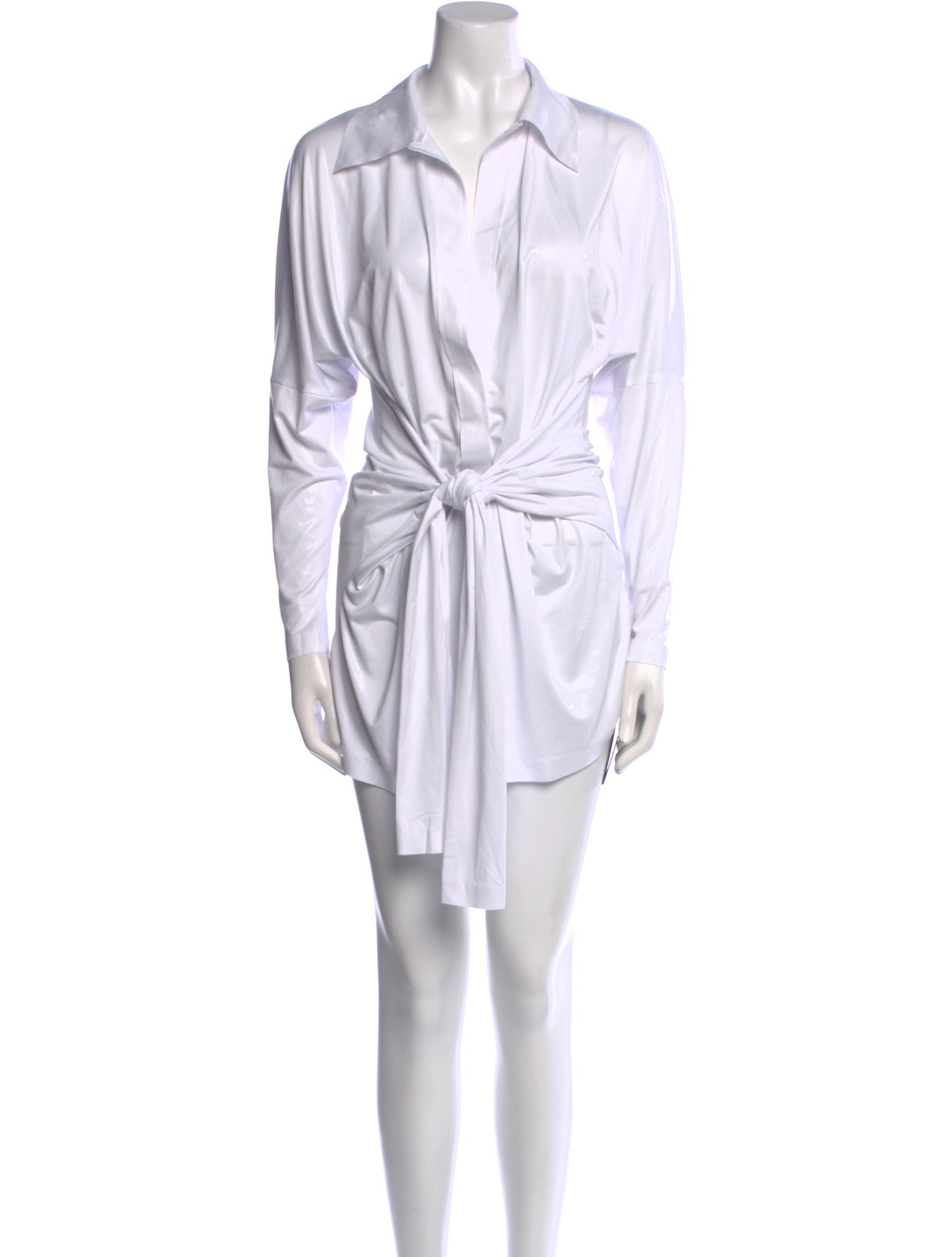 party for two ivory asymmetrical bodycon mini dress Anaisa One-Shoulder Draped Mini Dress Cream