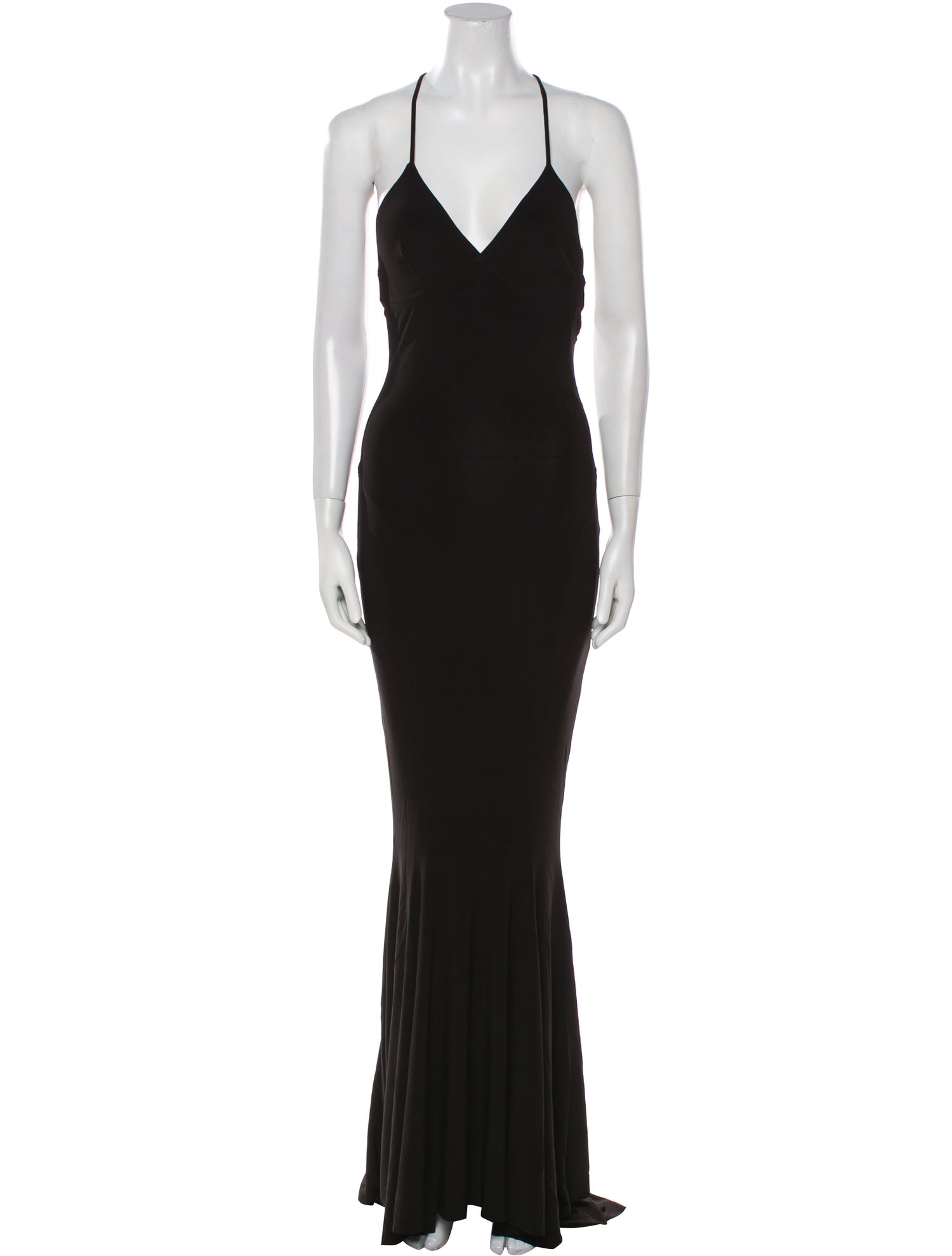 Norma Kamali V-Neck Long Dress w/ Tags