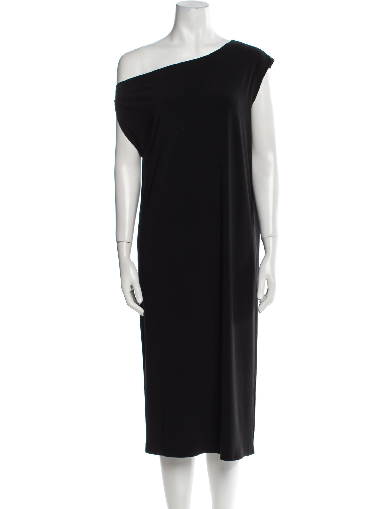 Norma Kamali One-Shoulder Midi Length Dress w/ Tags