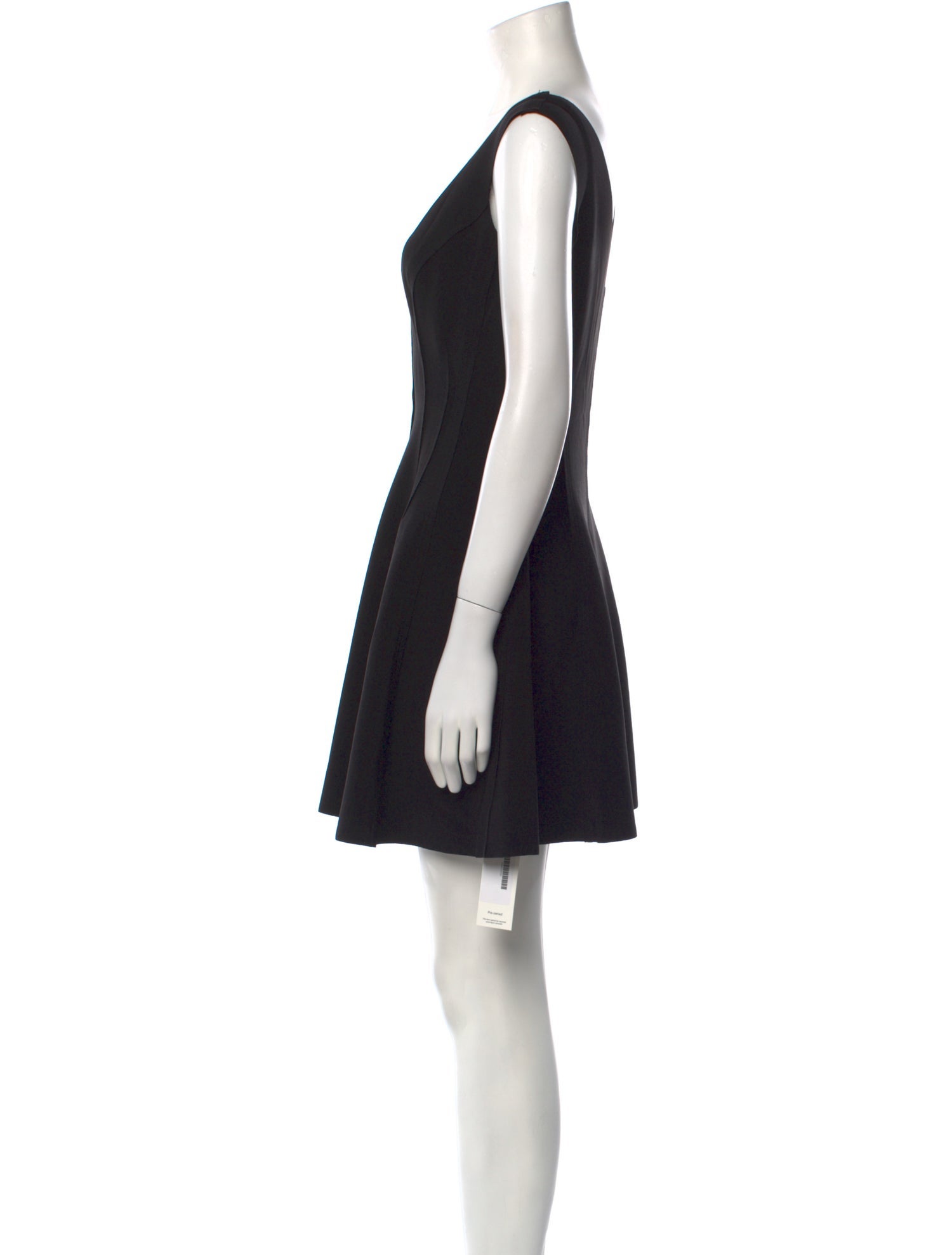 Norma Kamali V-Neck Mini Dress