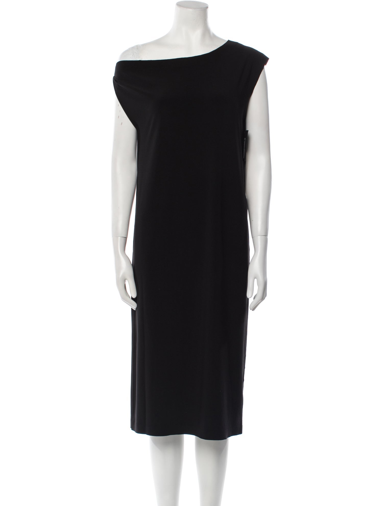 Norma Kamali One-Shoulder Midi Length Dress w/ Tags