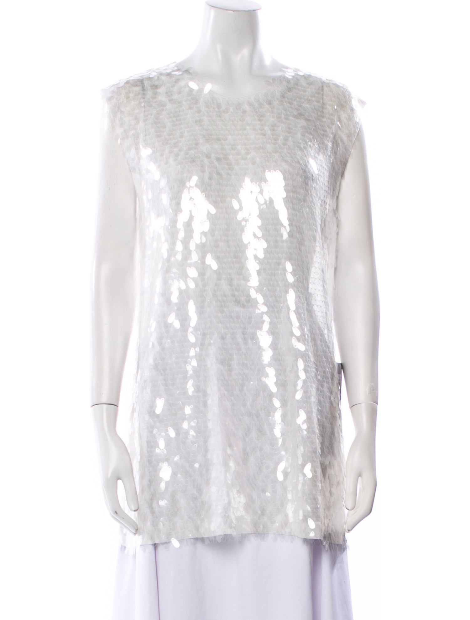 Norma Kamali Nylon Scoop Neck Tunic w/ Tags