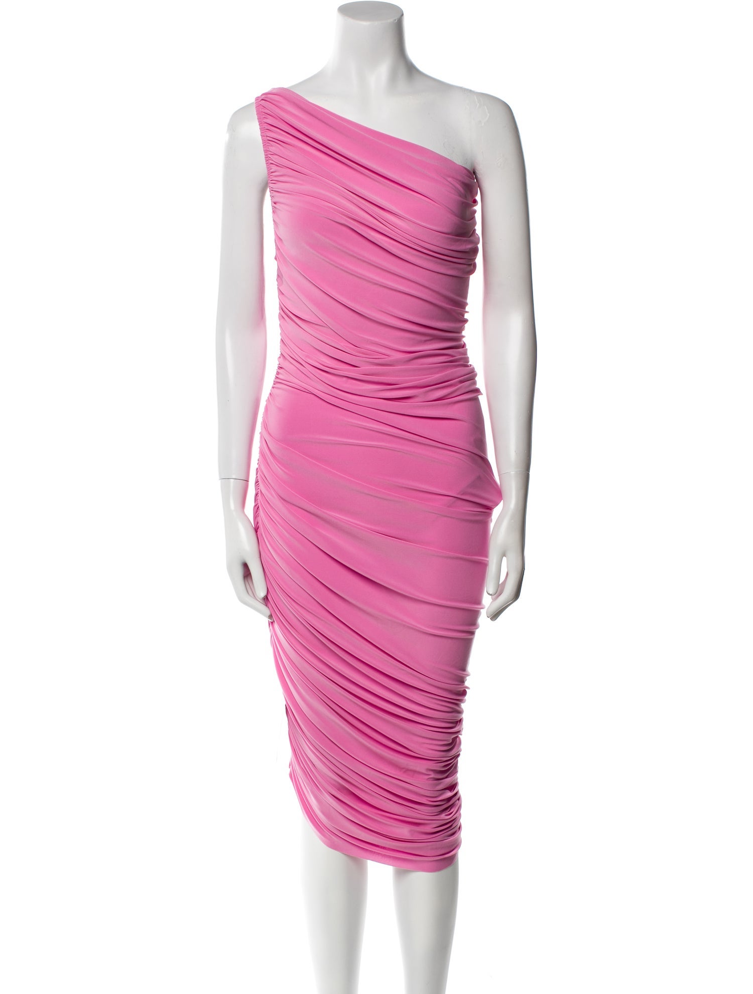 Norma Kamali One-Shoulder Midi Length Dress w/ Tags