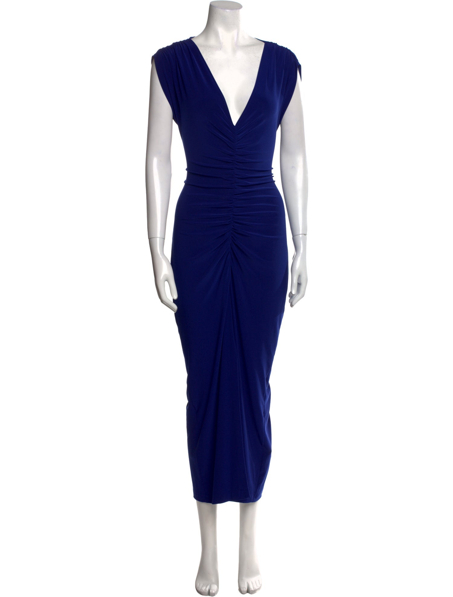 Kamalikulture x Norma Kamali V-Neck Long Dress