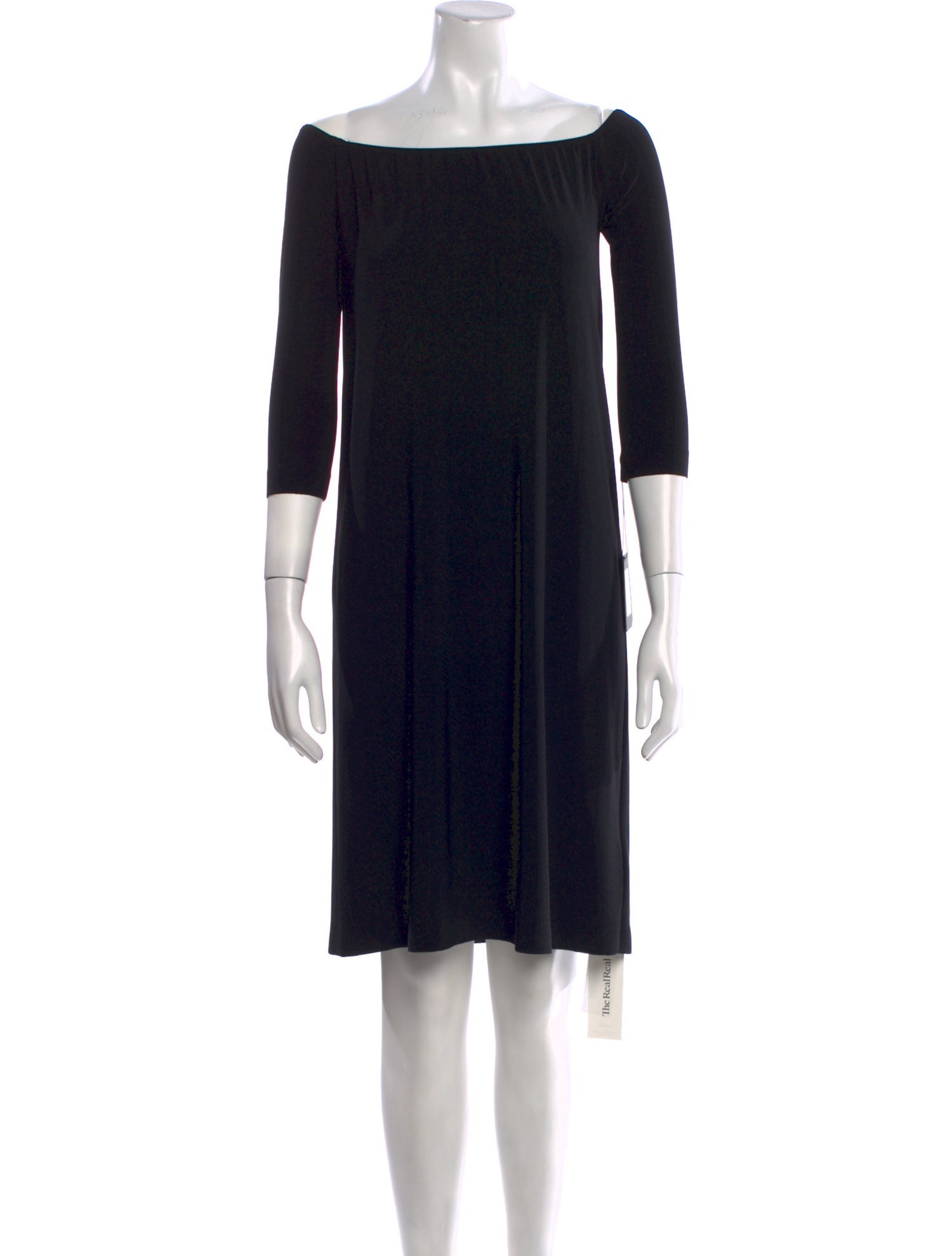Norma Kamali Bateau Neckline Mini Dress w/ Tags