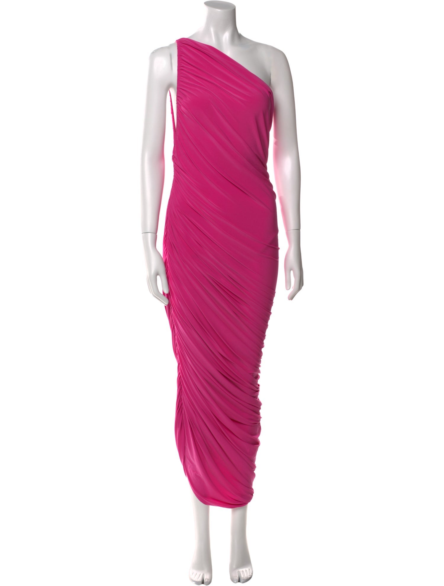 Norma Kamali One-Shoulder Long Dress