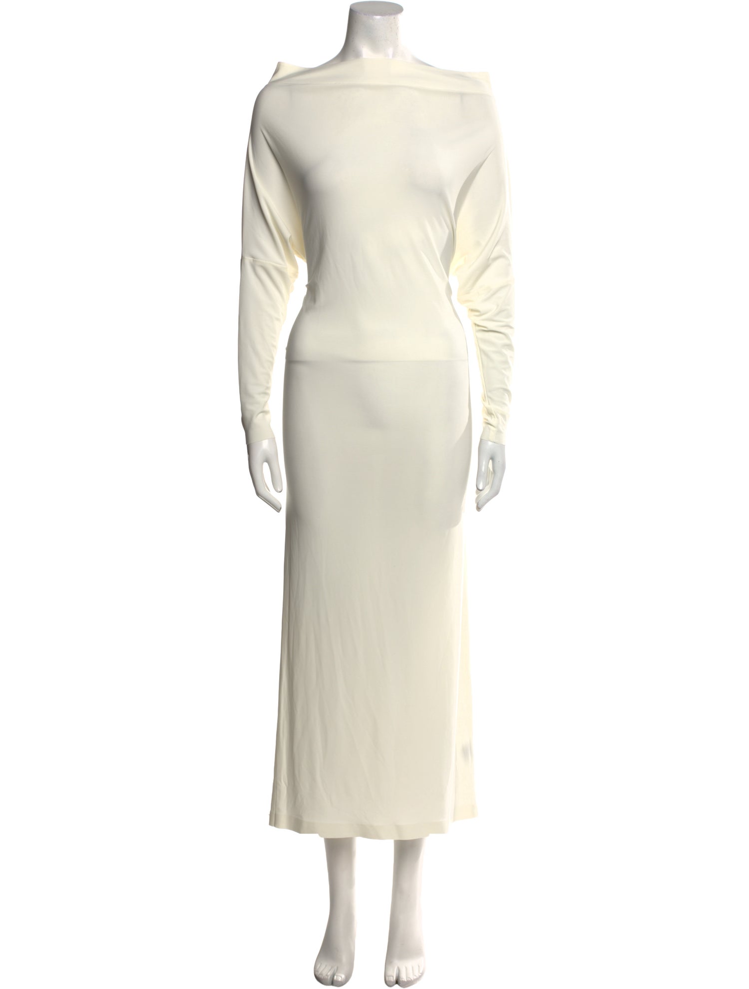 Norma Kamali Cowl Neck Long Dress