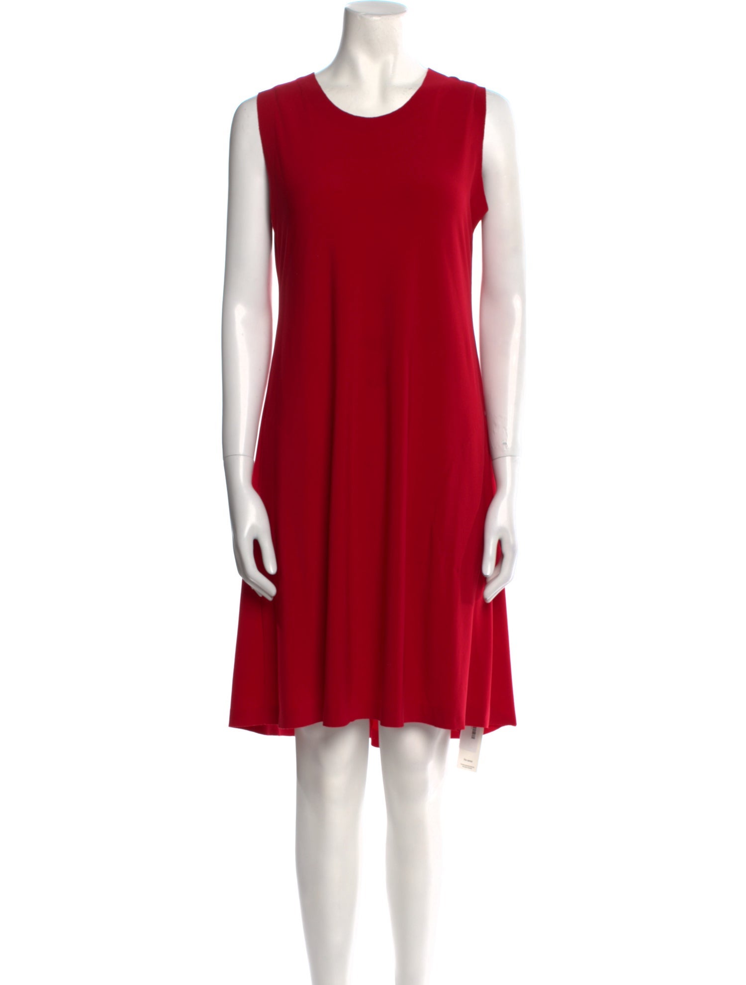 Norma Kamali Crew Neck Mini Dress