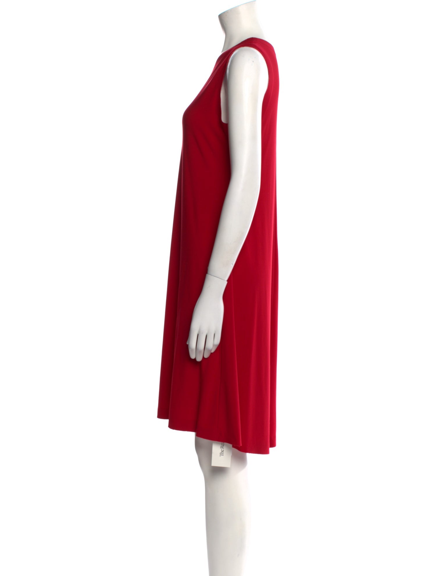 Norma Kamali Crew Neck Mini Dress