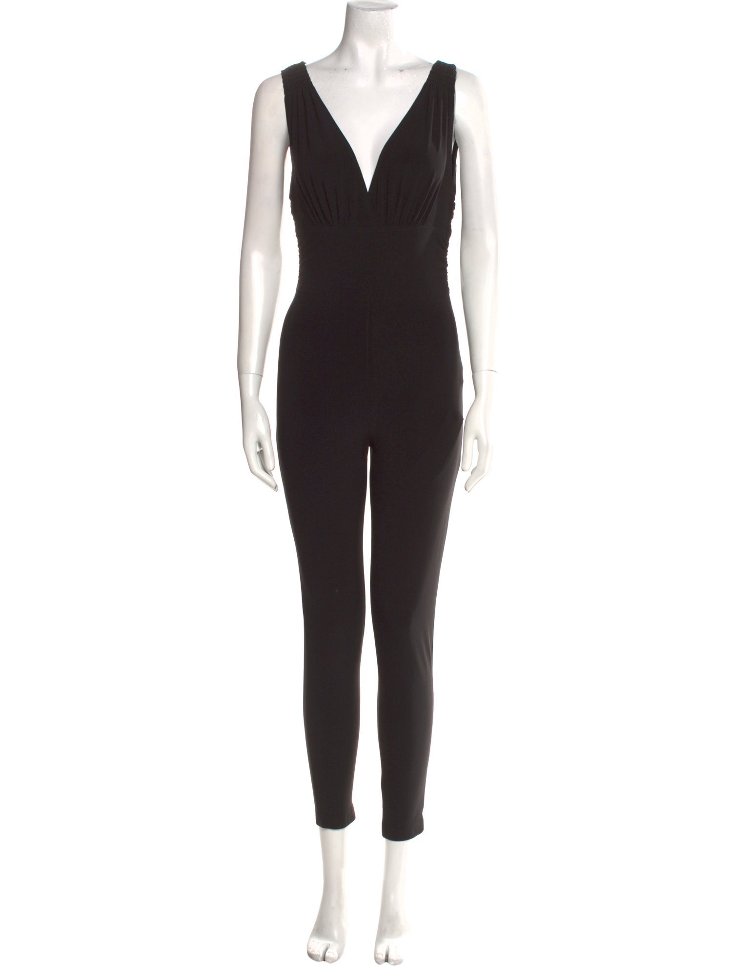 Norma Kamali V-Neck Jumpsuit