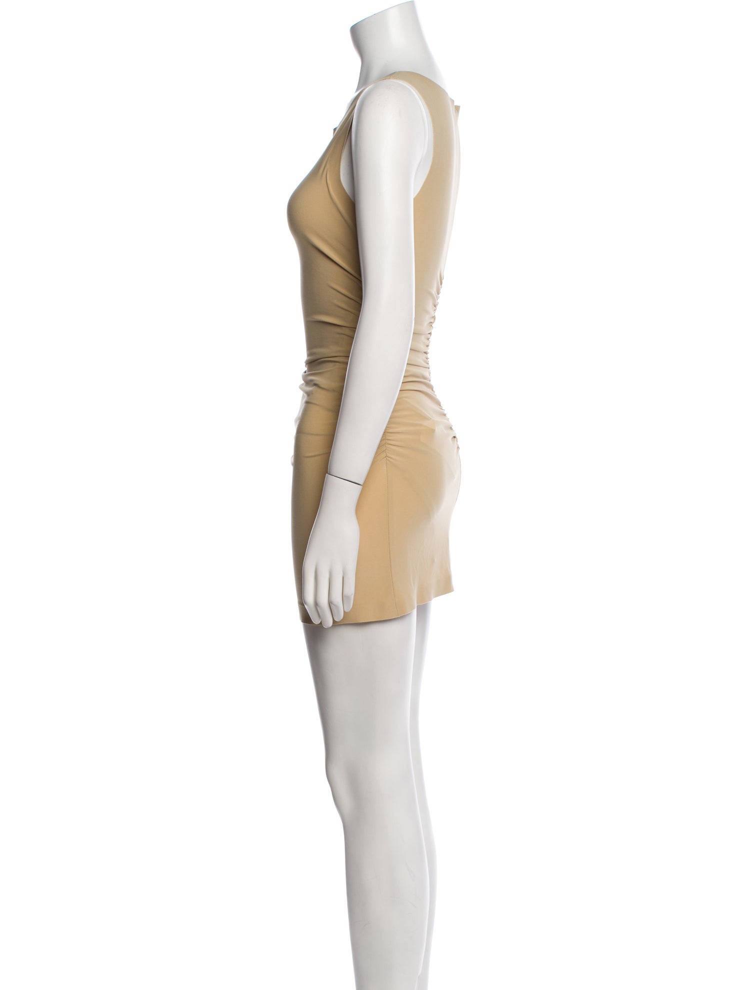Norma Kamali Scoop Neck Mini Dress