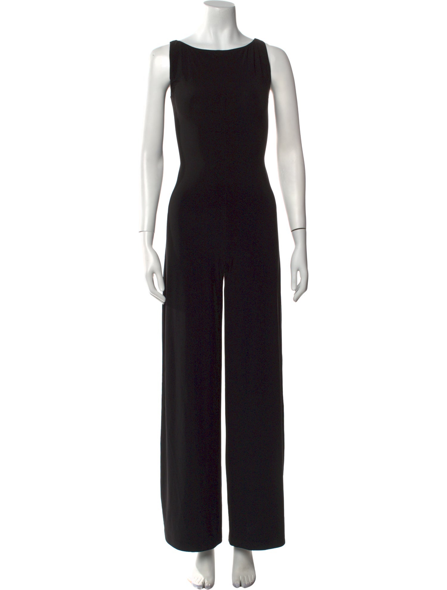 Norma Kamali Scoop Neck Jumpsuit