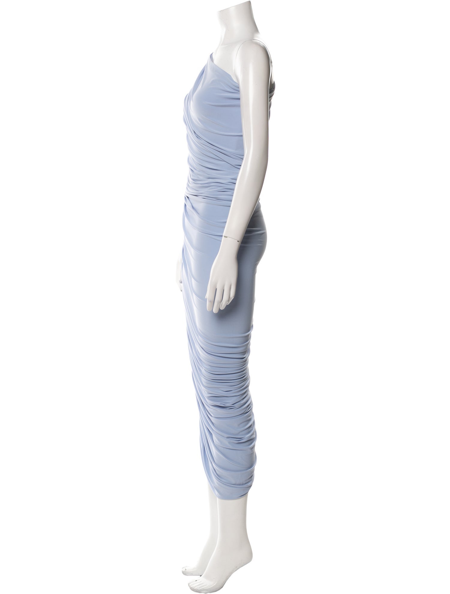 Norma Kamali One-Shoulder Long Dress