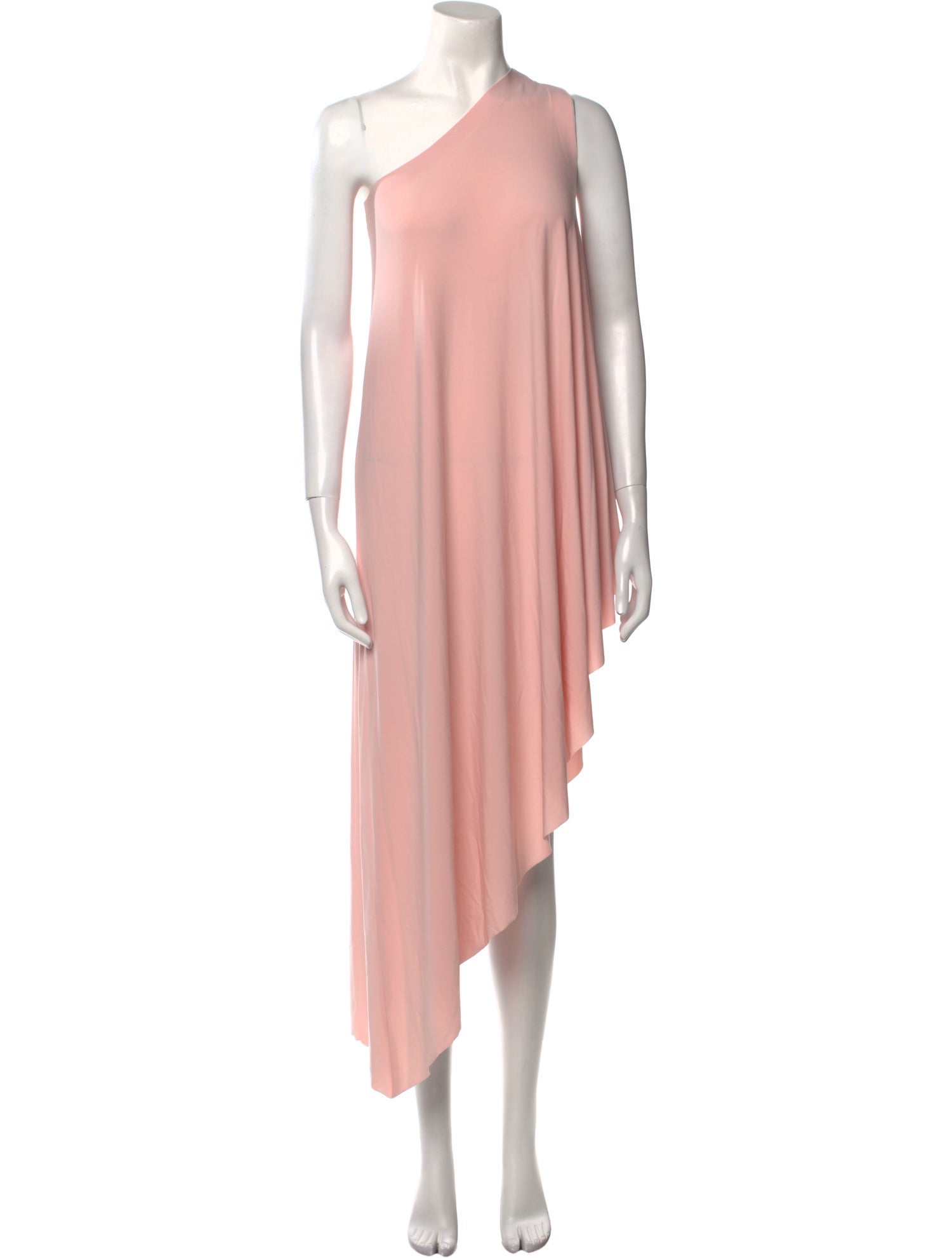 Norma Kamali One-Shoulder Mini Dress