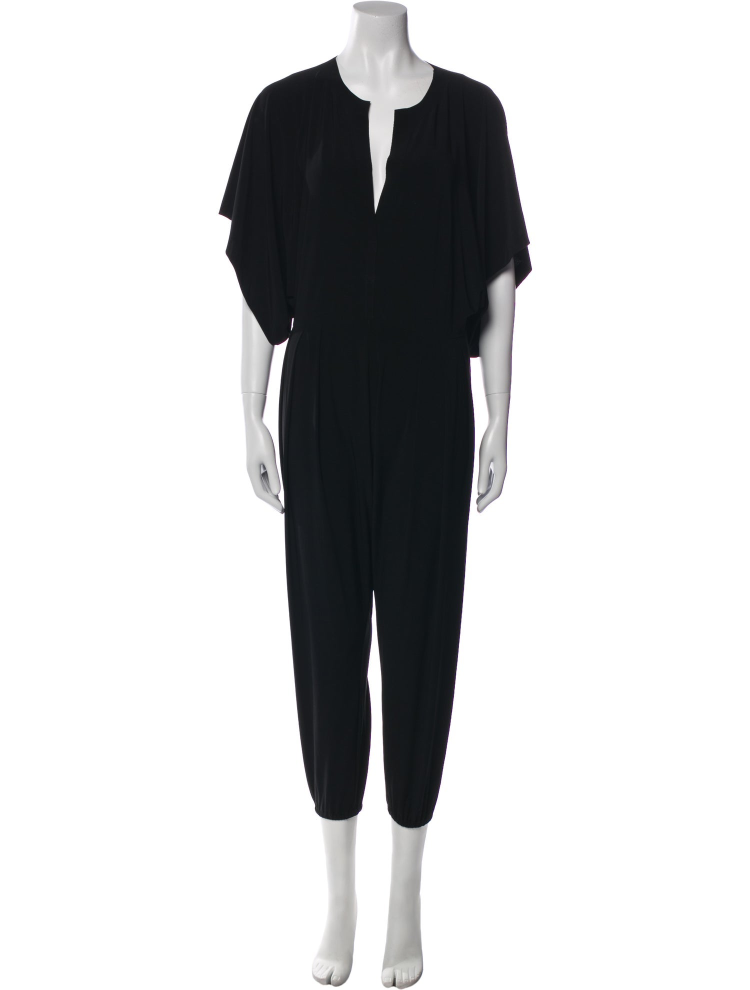 Norma Kamali V-Neck Jumpsuit