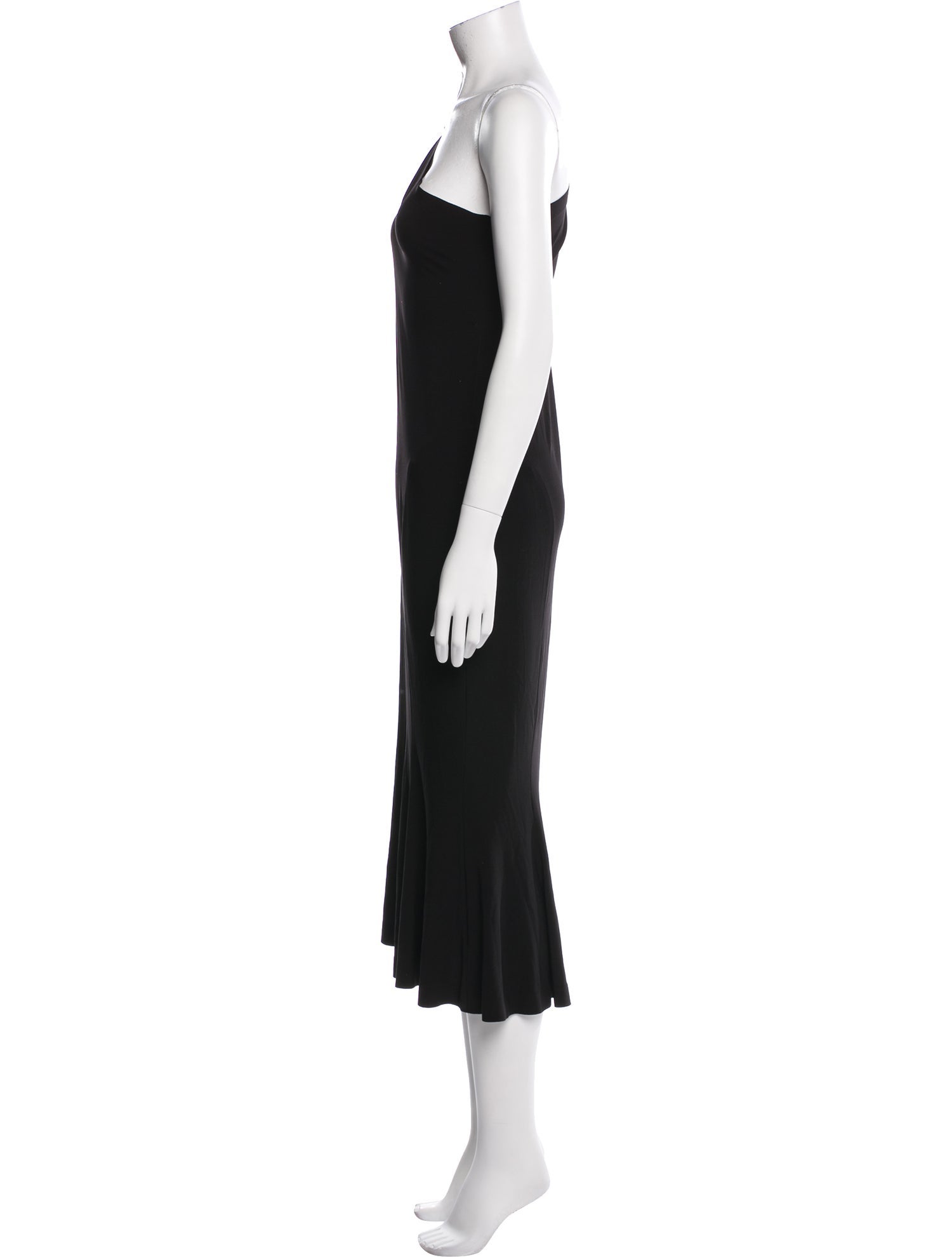 Norma Kamali One-Shoulder Long Dress
