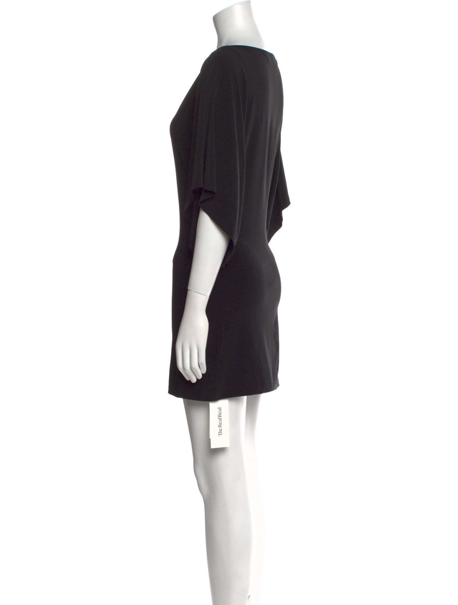 Norma Kamali Scoop Neck Mini Dress