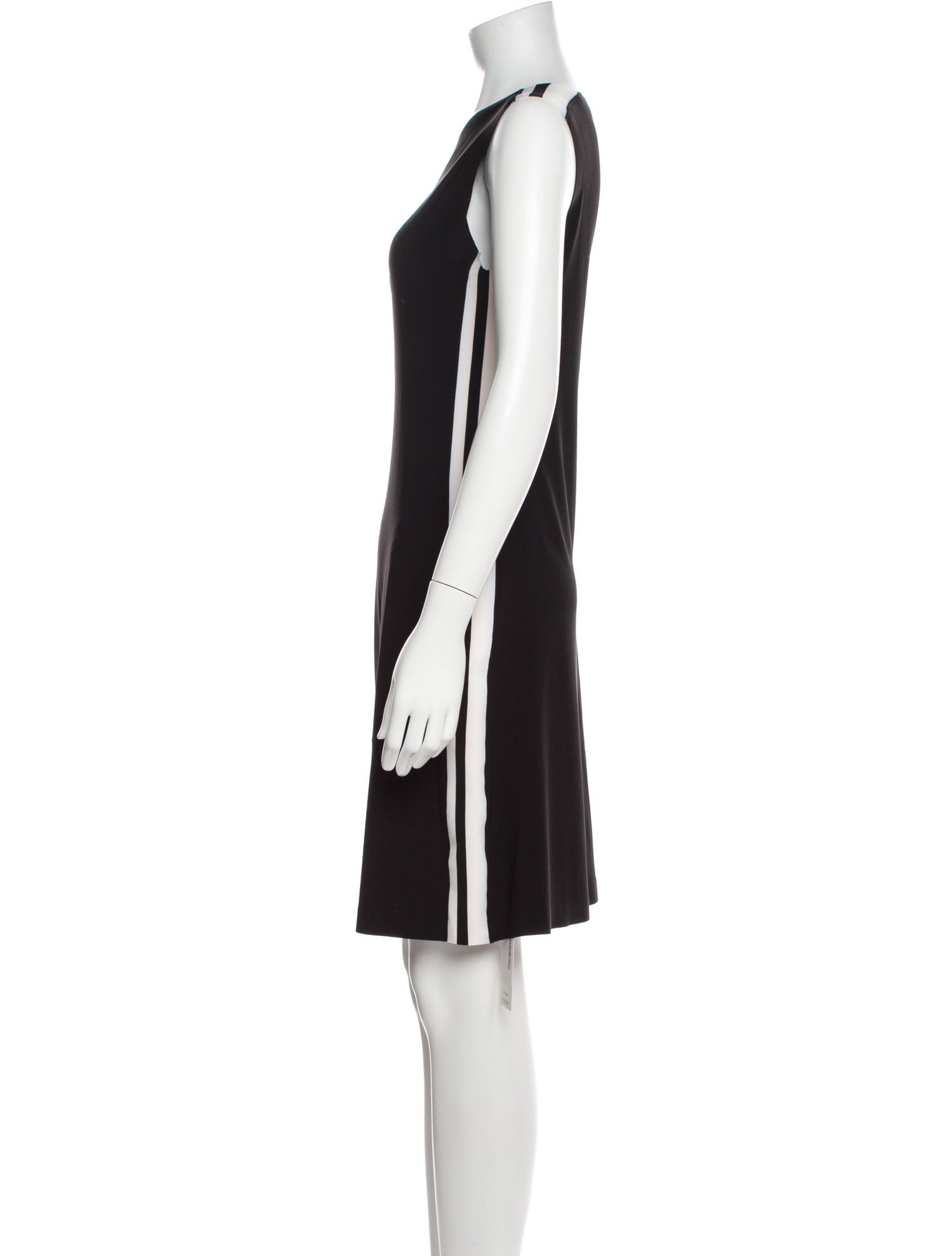 Norma Kamali Crew Neck Knee-Length Dress