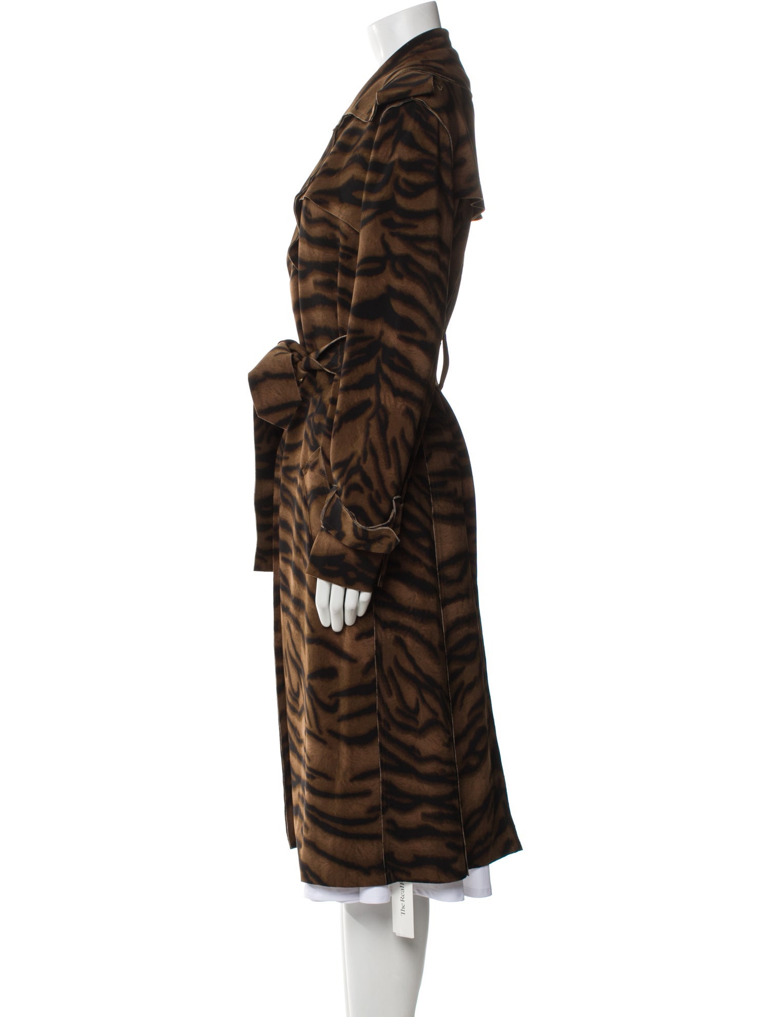 Norma Kamali Animal Print Coat