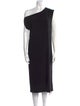Norma Kamali One-Shoulder Midi Length Dress