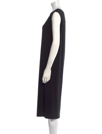 Norma Kamali One-Shoulder Midi Length Dress