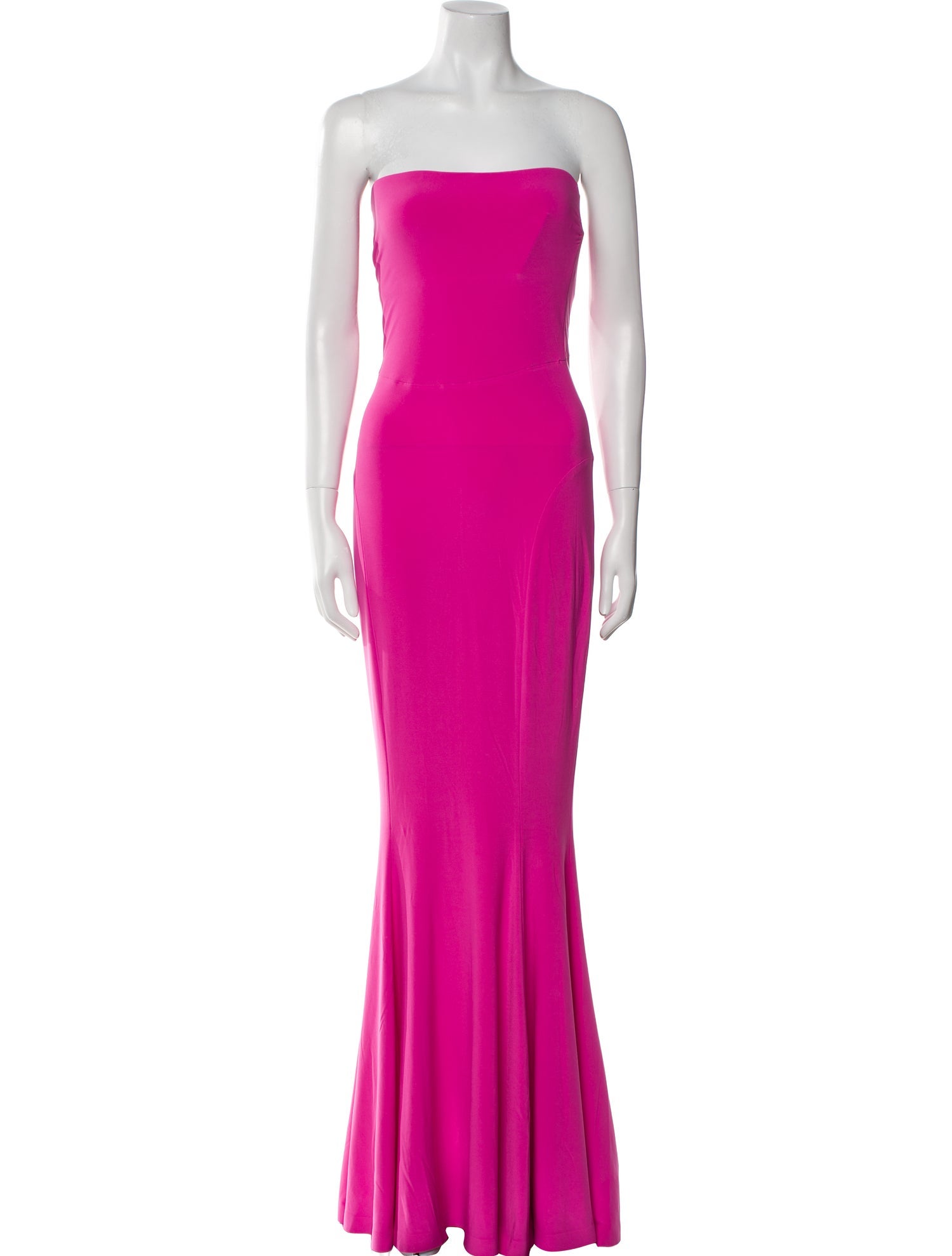 Norma Kamali Strapless Long Dress
