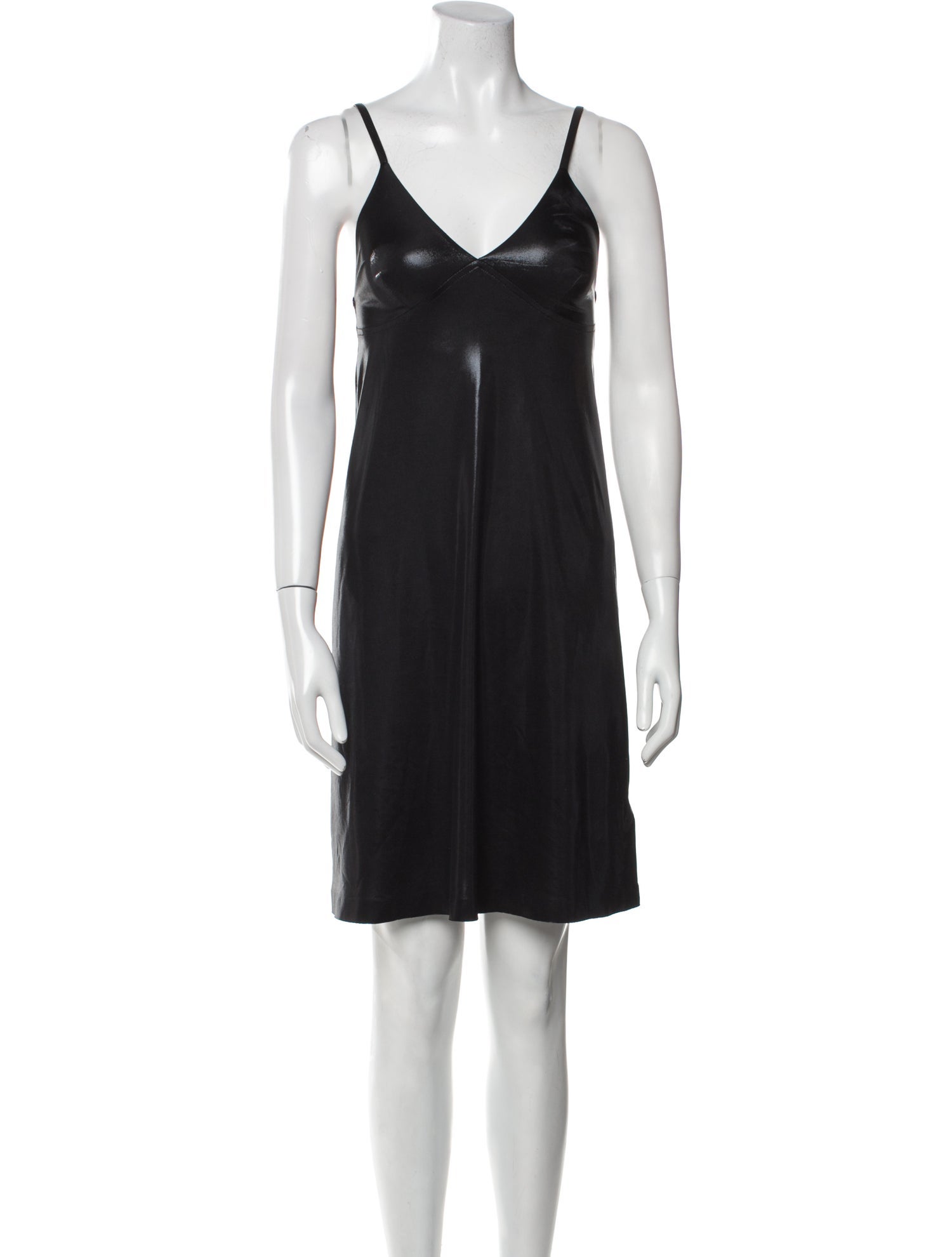 Norma Kamali V-Neck Mini Dress