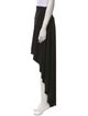 Norma Kamali Pleated Accents Long Skirt