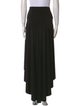 Norma Kamali Pleated Accents Long Skirt