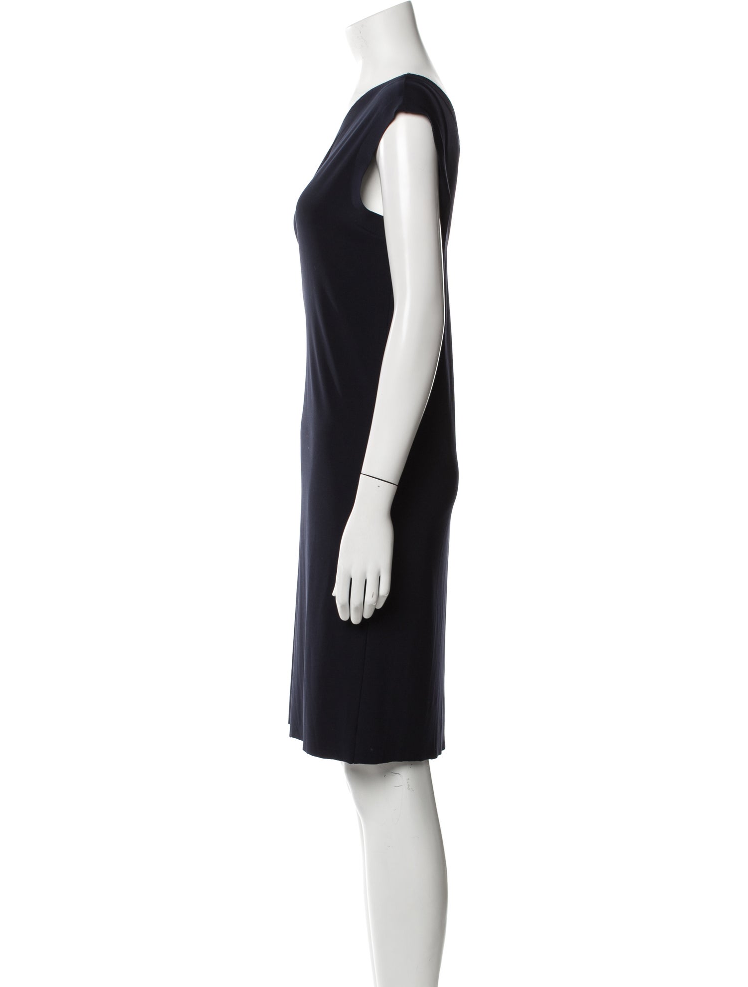 Norma Kamali One-Shoulder Knee-Length Dress