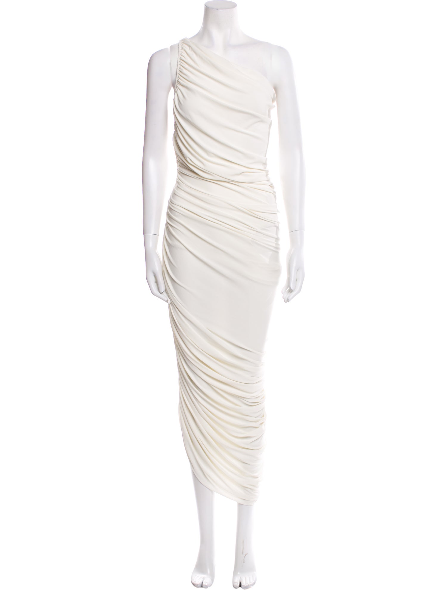 Norma Kamali One-Shoulder Mini Dress