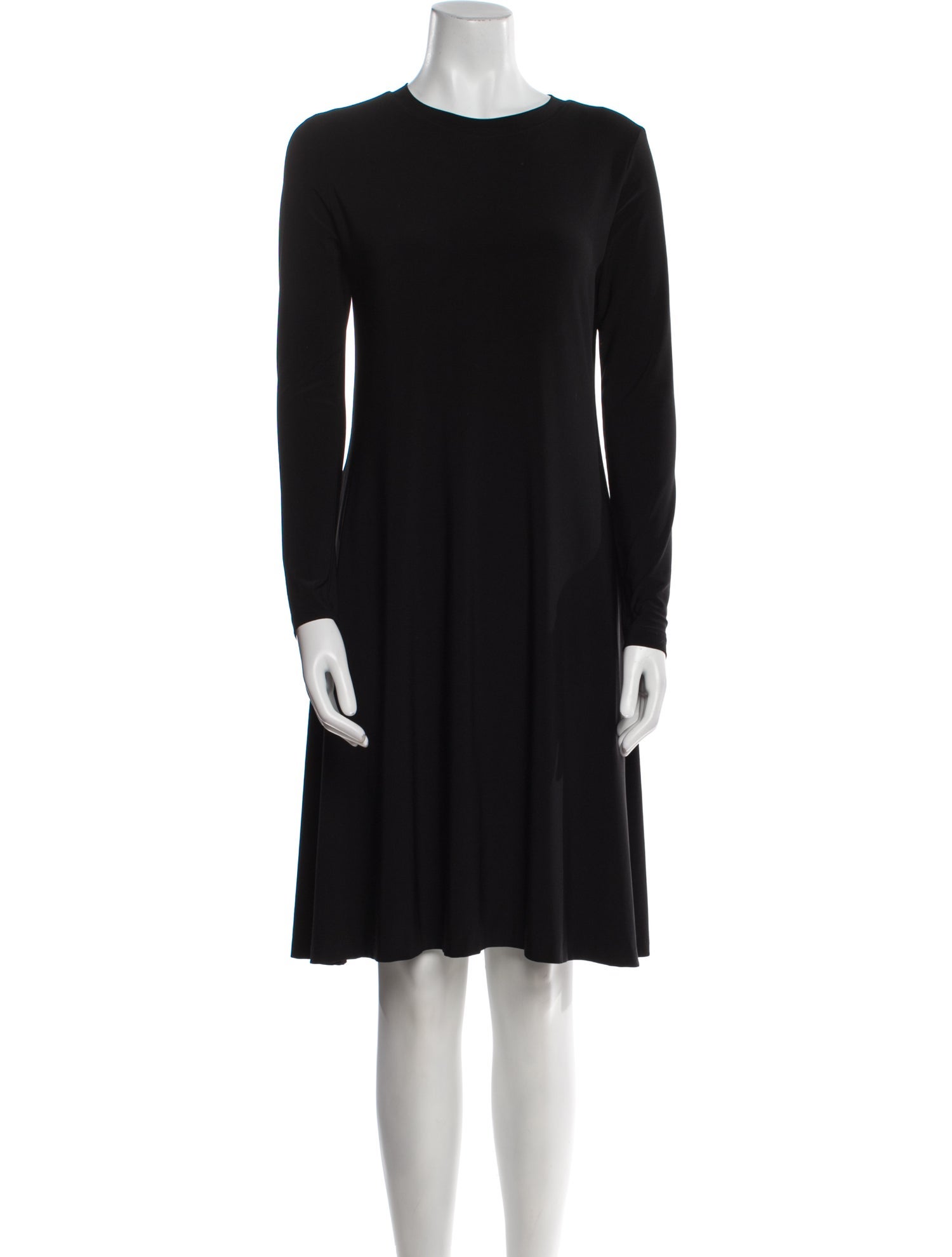 Norma Kamali Crew Neck Knee-Length Dress