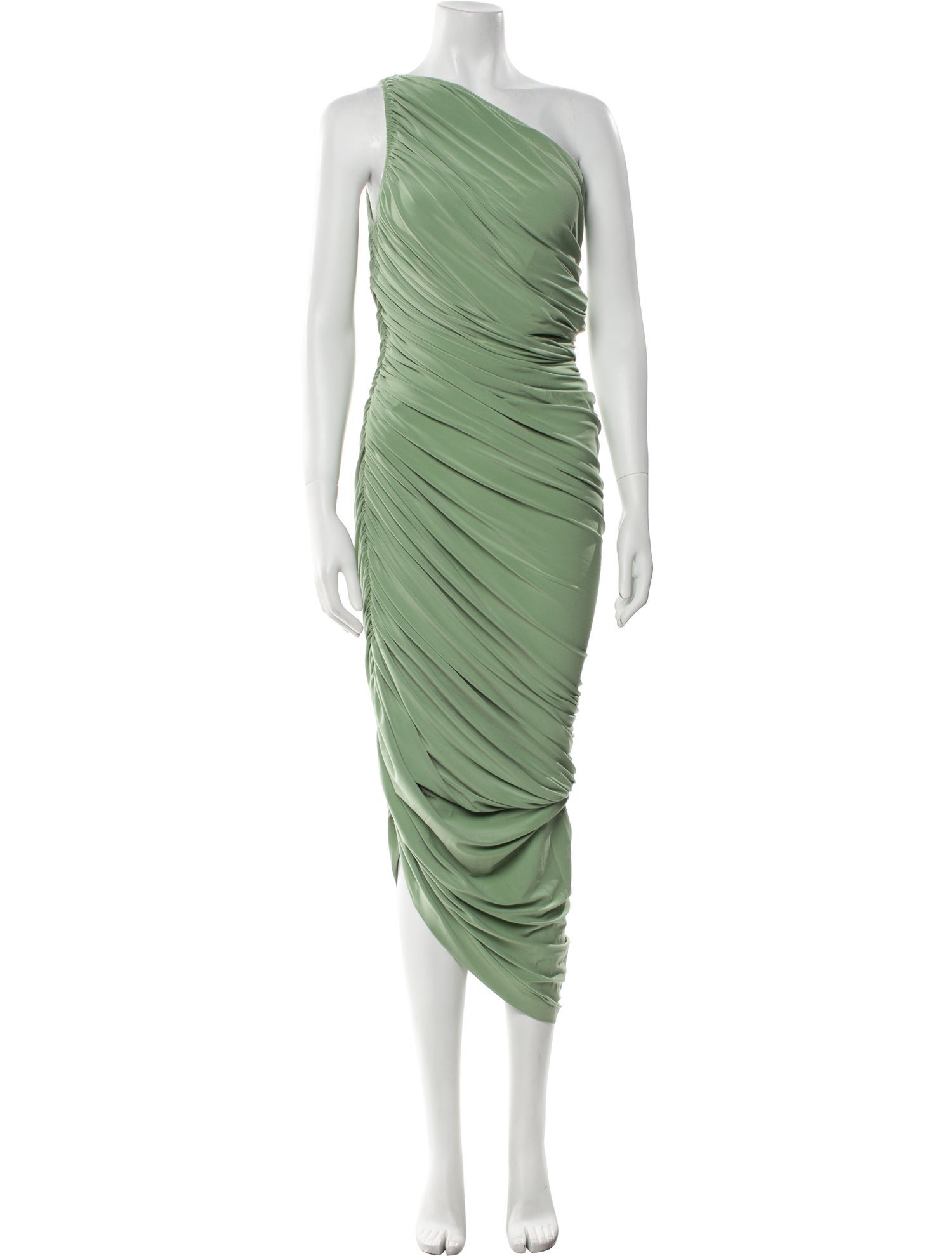 Norma Kamali One-Shoulder Long Dress