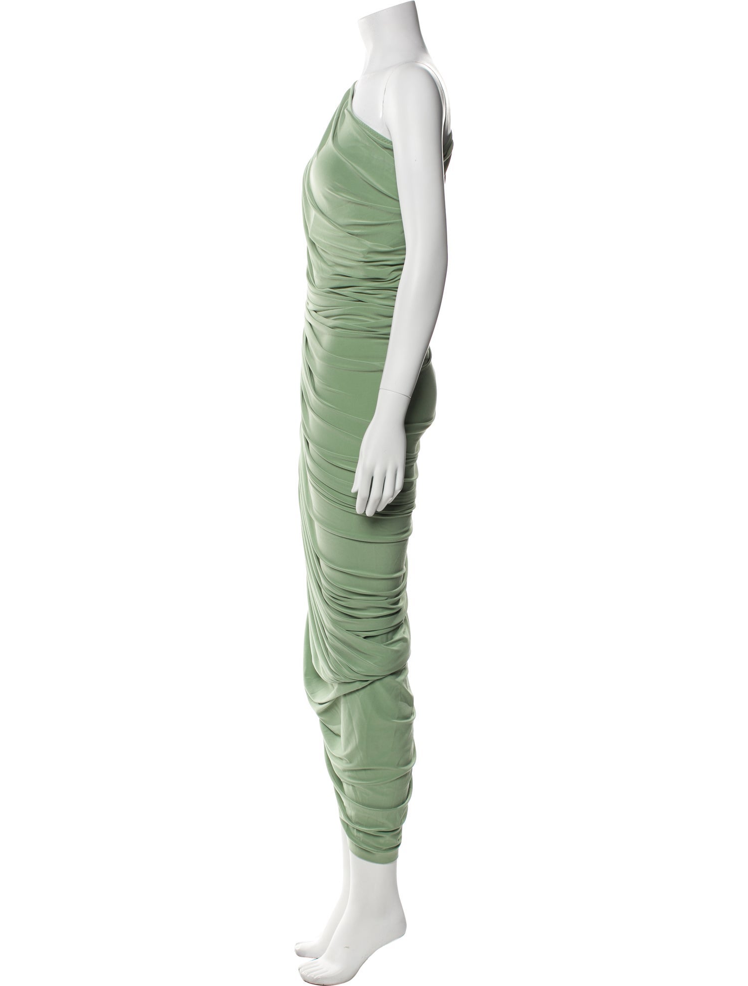 Norma Kamali One-Shoulder Long Dress