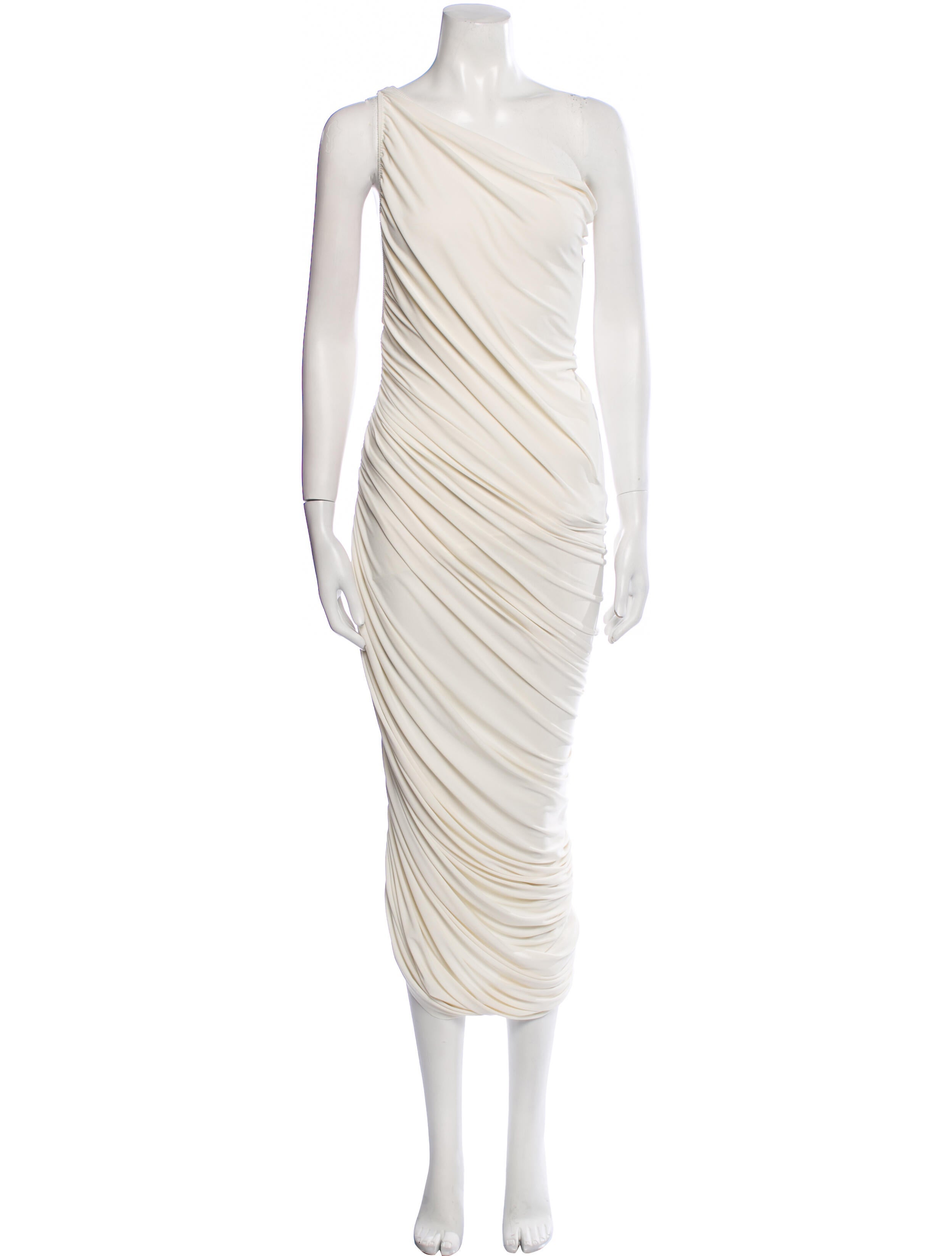 Norma Kamali One-Shoulder Long Dress