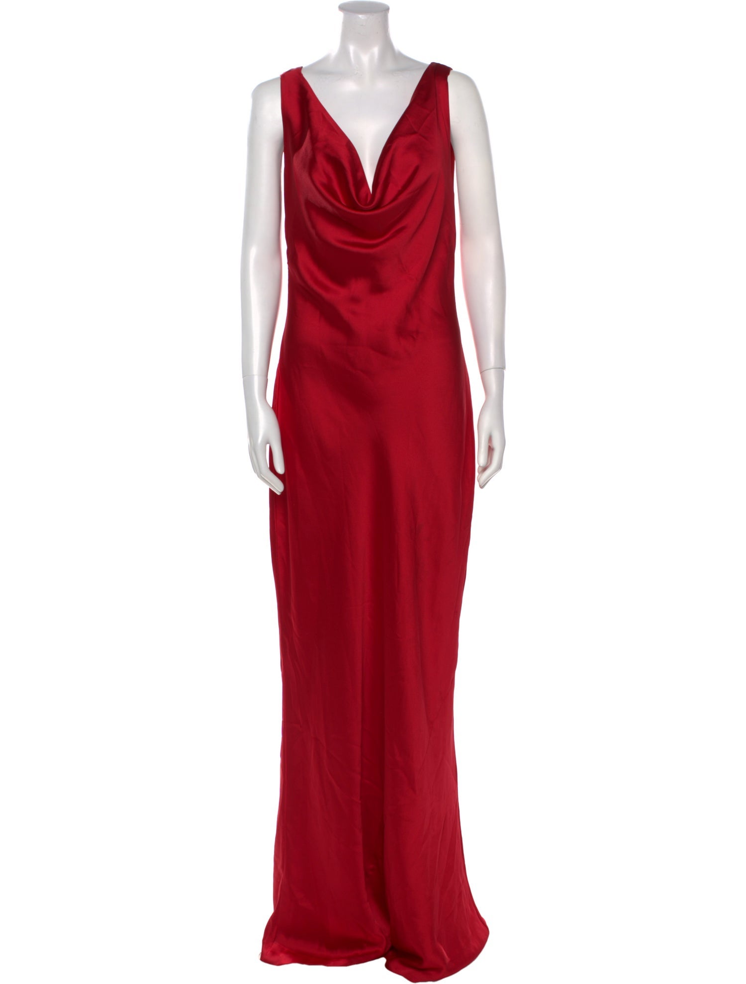 Norma Kamali Cowl Neck Long Dress