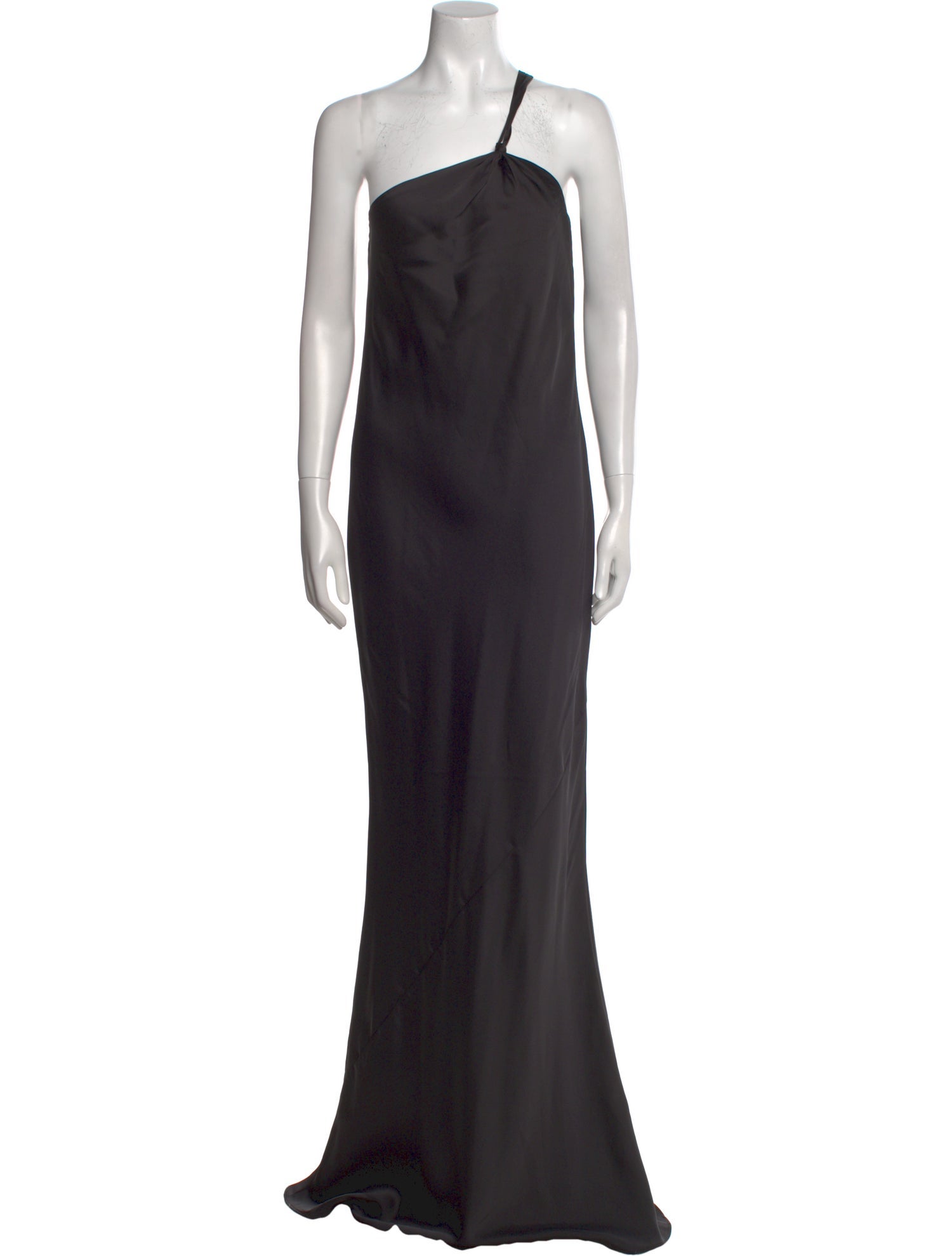 Norma Kamali One-Shoulder Long Dress