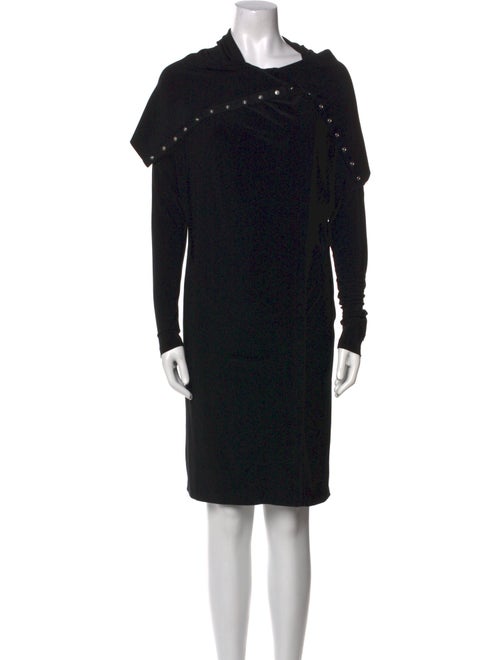 Norma Kamali Cowl Neck Mini Dress