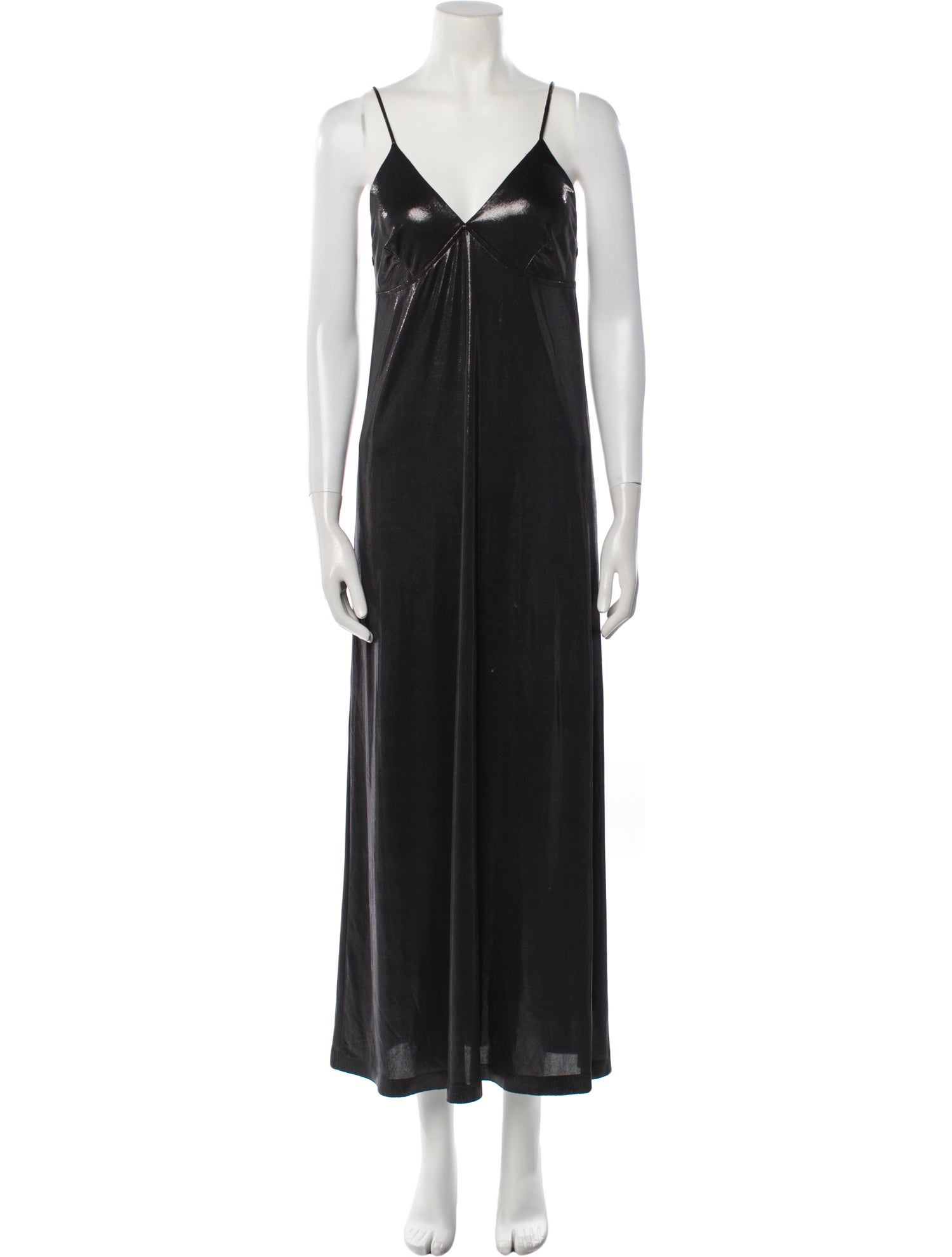 Norma Kamali V-Neck Long Dress