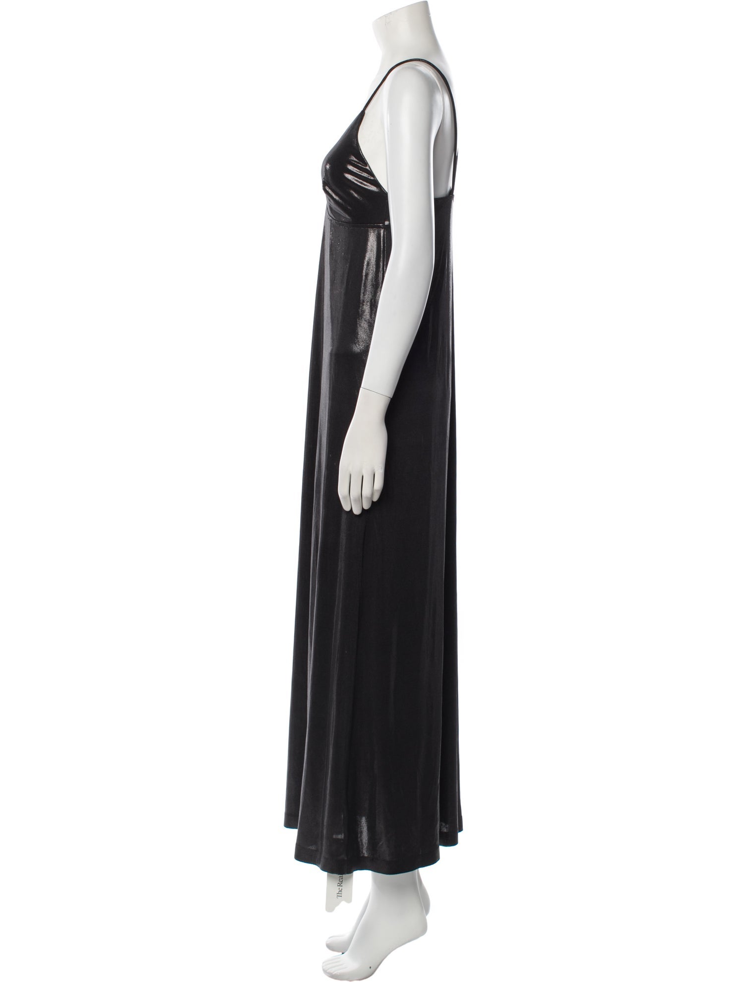 Norma Kamali V-Neck Long Dress