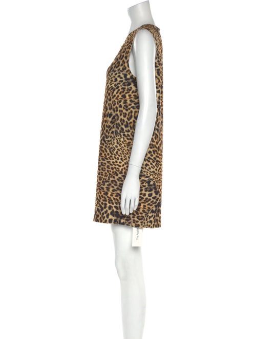 Norma Kamali Animal Print Mini Dress