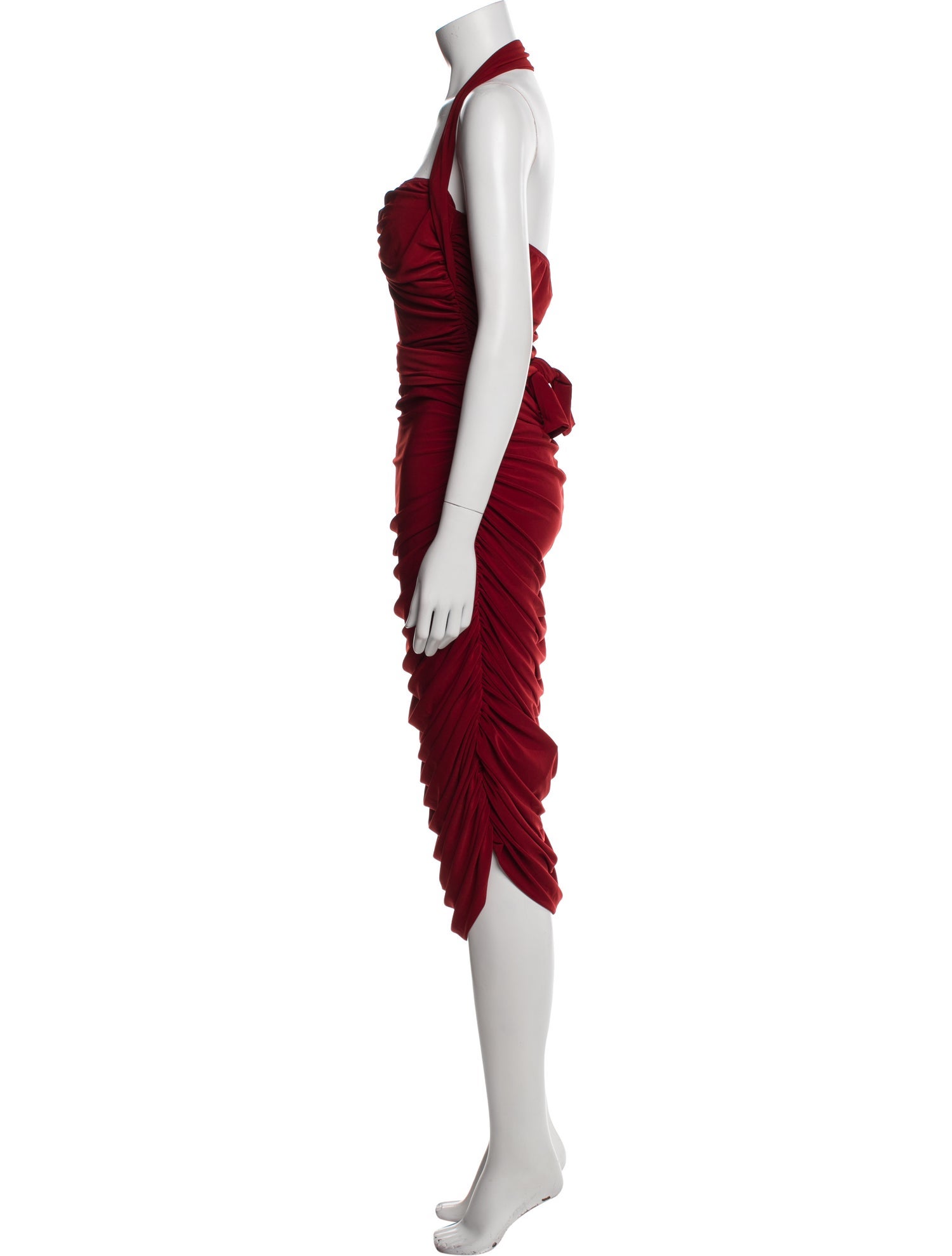 Norma Kamali Halterneck Midi Length Dress