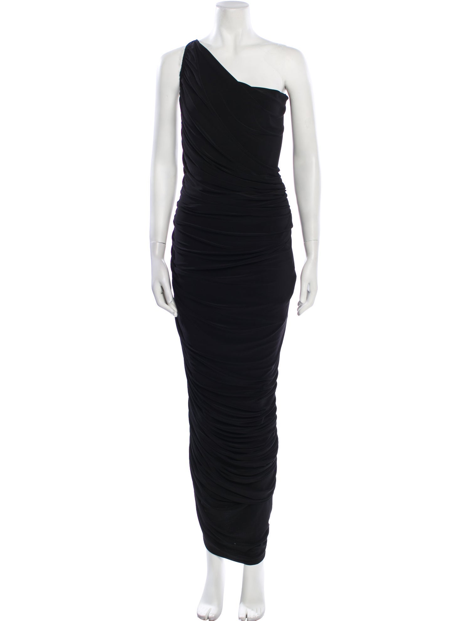 Norma Kamali One-Shoulder Long Dress