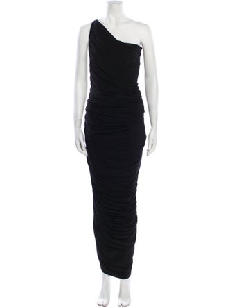 Norma Kamali One-Shoulder Long Dress