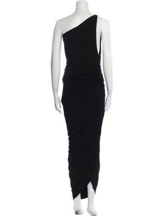 Norma Kamali One-Shoulder Long Dress