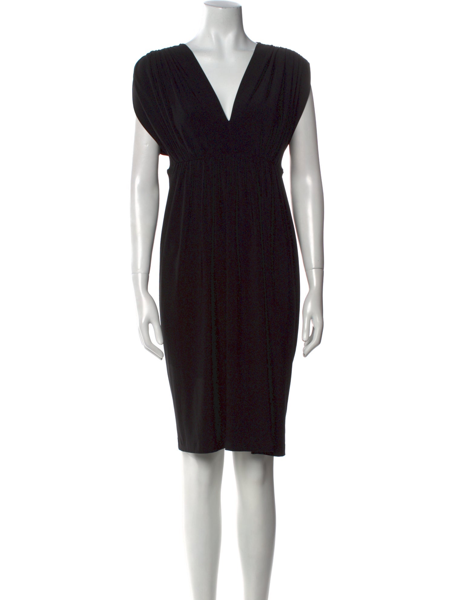 Norma Kamali V-Neck Mini Dress